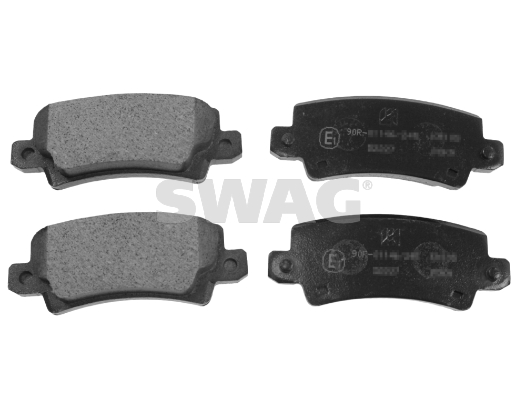 set placute frana,frana disc 81 91 6577 SWAG